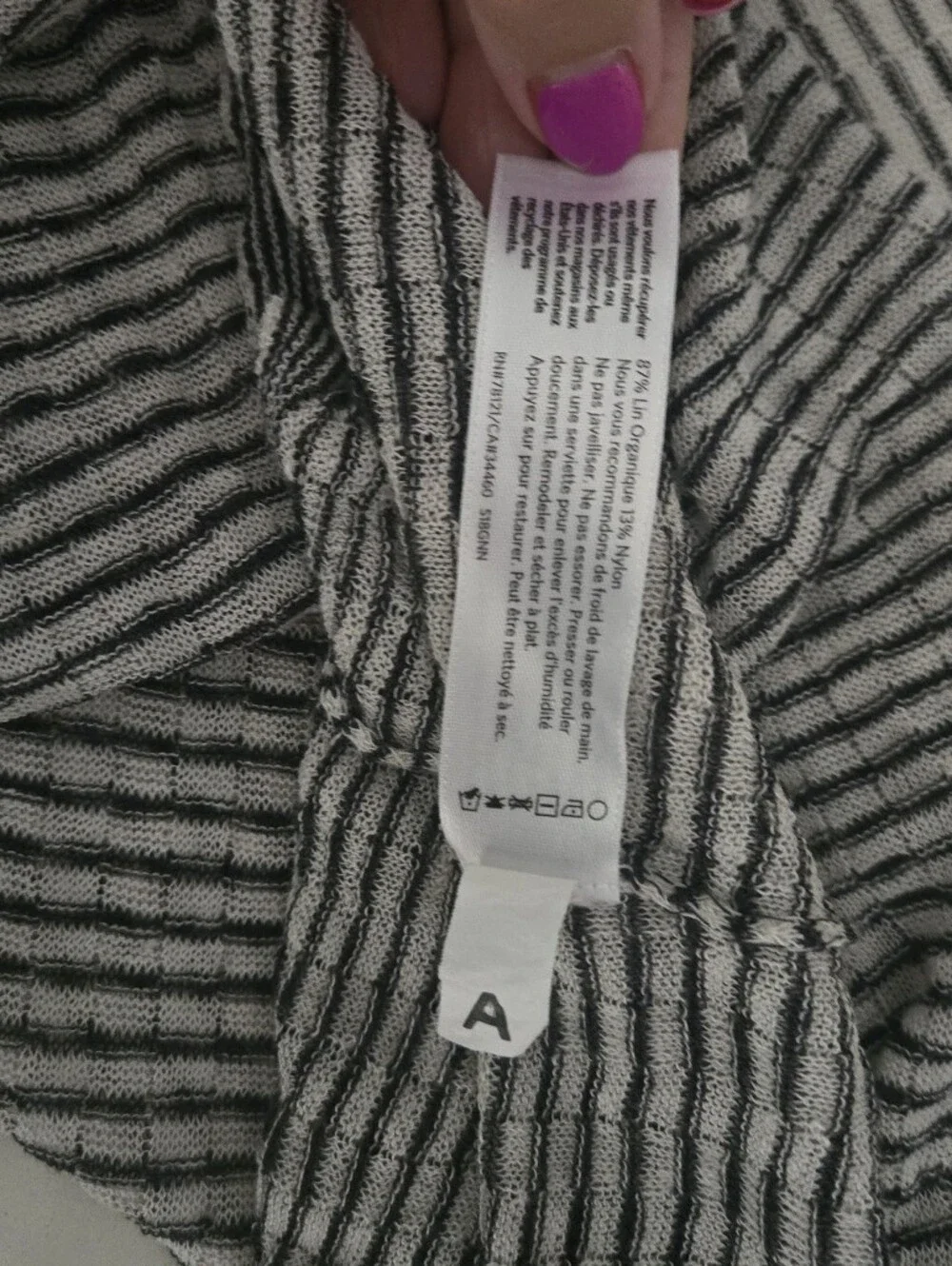 EILEEN FISHER Women Size Large L/G Open-Front Lightweight Cardigan Linen